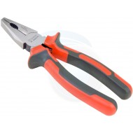 Pliers Steel Combination 8-Inch  (red and black)
