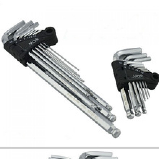 Hex Key Set Ball Long 9pcs. Hex Key Set Ball Long 9pcs.