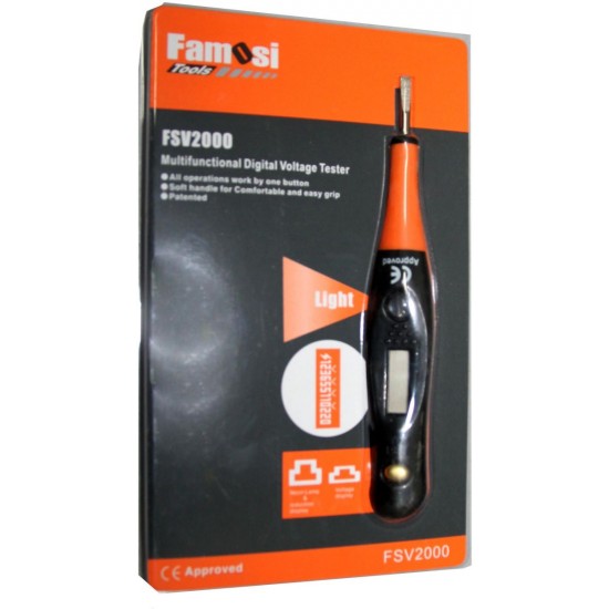 Famosi Multifunctional Digital Voltage Tester Famosi Multifunctional Digital Voltage Tester