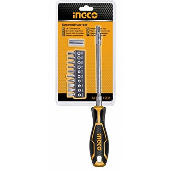 INGCO Flexible Shaft Screwdriver Set 12Pcs INGCO Flexible Shaft Screwdriver Set 12Pcs