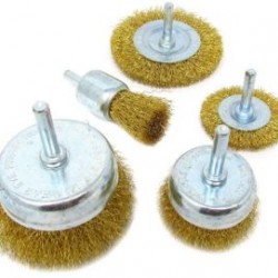 Wire Brush For Drill - 5 Piece
