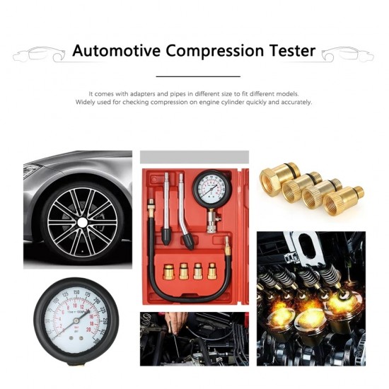 Compression Tester Kit 8PCS