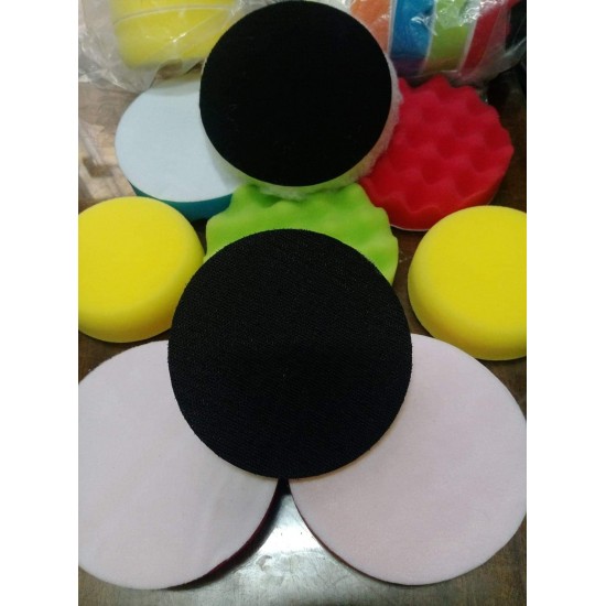 طقم سفنجة ولبادة سكوتش 6 قطع 4 بوصة