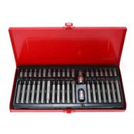 Troxat bits set 40 pieces, hexagon, star and serrated long and short