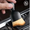 Brush for cleaning car interiors and air conditioning vents