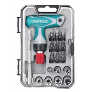 TOTAL TOOLS 24 Pcs T-handle wrench screwdriver set