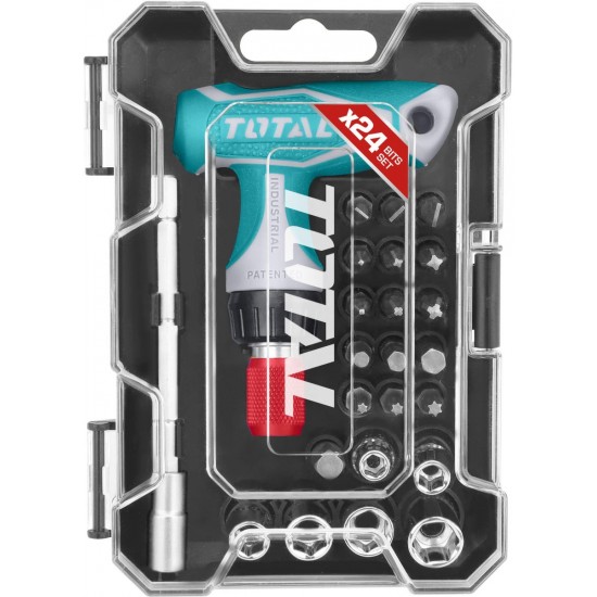 TOTAL TOOLS 24 Pcs T-handle wrench screwdriver set TOTAL TOOLS 24 Pcs T-handle wrench screwdriver set