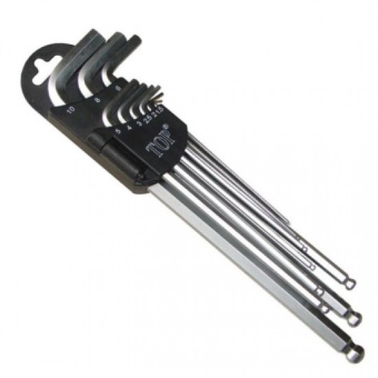 Hex Key Set Ball Long 9pcs. Hex Key Set Ball Long 9pcs.