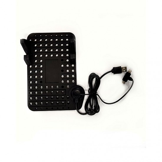 Casta Car Mobile Holder Non-Slip Mat With Charging – Black Casta Car Mobile Holder Non-Slip Mat With Charging – Black