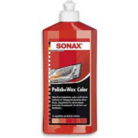 Sonax Polish & Wax Color Red