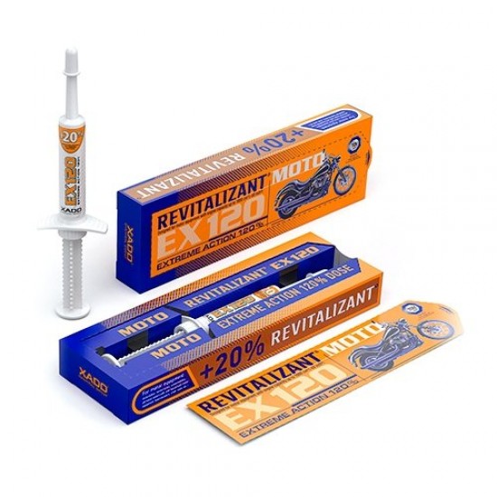 XADO EX120 Moto Gel RevItalizant For Motorcycles And Small Engines XADO EX120 Moto Gel RevItalizant For Motorcycles And Small Engines