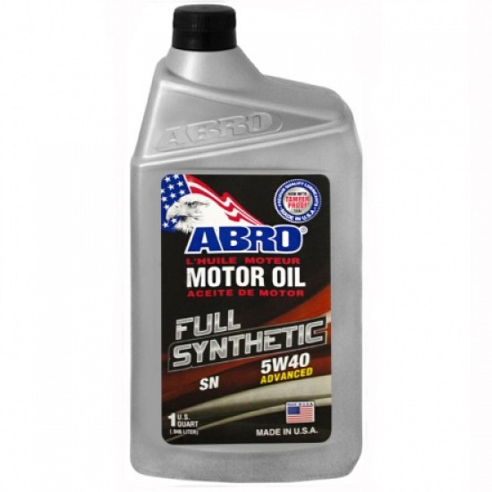 Abro Motor Oil Full Synthetic 5W40 1L Abro Motor Oil Full Synthetic 5W40 1L