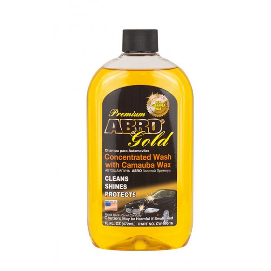 Abro Premium Gold Car Wash 472mL Abro Premium Gold Car Wash 472mL