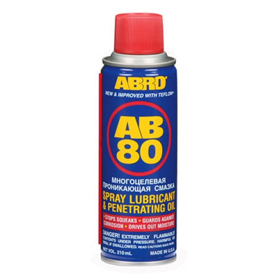 Abro AB-80 Spray Lubricant 210mL Abro AB-80 Spray Lubricant 210mL